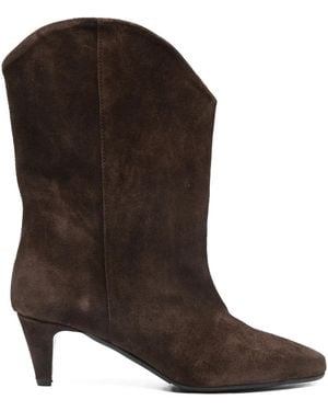 GISÉL MOIRÉ 60Mm Enea Boots - Brown