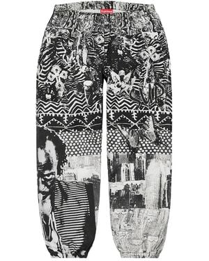 Supreme Miles Davis Printed Pants - Gray