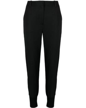 3.1 Phillip Lim Mid-Rise Wool Tapered Pants - Black