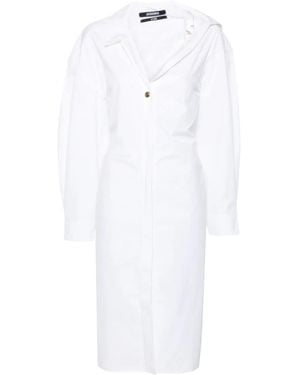 Jacquemus La Robe Chemise Dress - White