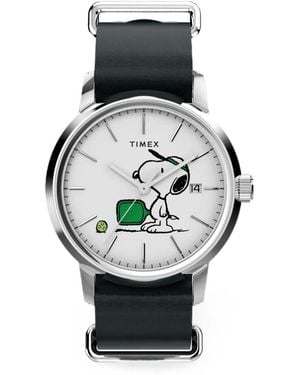 Timex X Peanuts Marlin Soccer Armbanduhr 40Mm - Grau