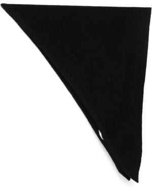 Rohe Knitted Triangular Scarf - Black