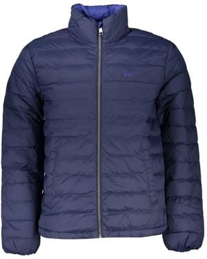La Martina Veste Matelassée Zippée À Design Réversible - Blue