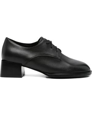 ADRIANNA FERETTI Leather Derby Shoes - Black