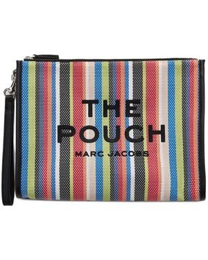 Marc Jacobs Cartera a rayas con cremallera - Blanco