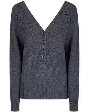 Our Legacy Country Henley Jumper - Blue