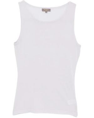 N.Peal Cashmere Ella Cashmere Shell Top - White