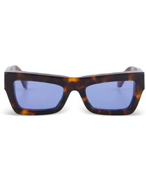 Off-White c/o Virgil Abloh Charleston Geometric Sunglasses - Blue