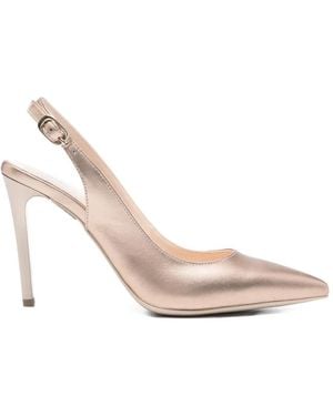 Nero Giardini Buckle Leather Pumps - White