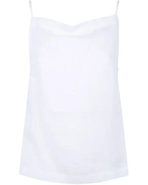 Liviana Conti Cowl-Neck Tank Top - White