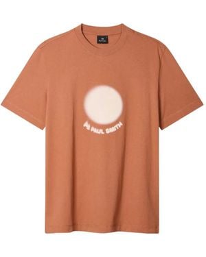 Paul Smith Sun Spot Printed T-Shirt - Orange