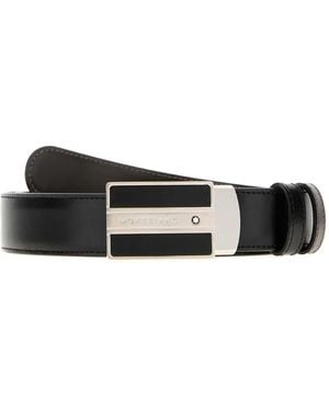 Montblanc Leather Belt - White