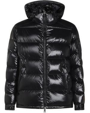 Herno Quilted Hooded Jacket - Black