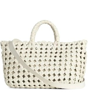 VISONA Regina Tote Bag - White
