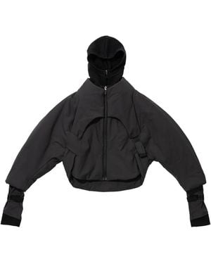 Hyein Seo Hooded Puffer Jacket - Black