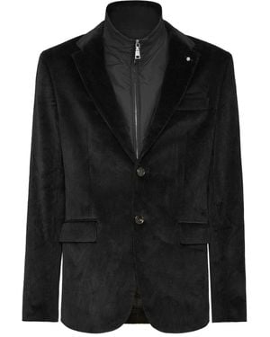 Billionaire Corduroy Blazer - Black