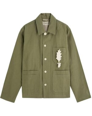 S.S.Daley Clarence Crochet-Patchwork Jacket - Green