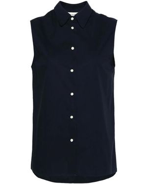 Officine Generale Iseult Ns Pie Dye Co Pop Gots Clothing - Blue
