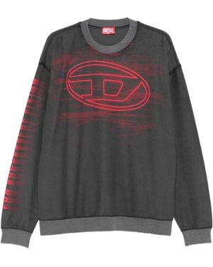DIESEL S-boxt-t1 スウェットシャツ - グレー