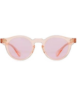 JULIUS TART Harold Sun Round-Frame Sunglasses - Pink