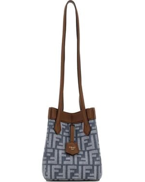 Fendi Bolso bombonera Origami mini - Blanco