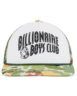 BBCICECREAM Logo-Print Mesh-Panel Trucker Hat - White