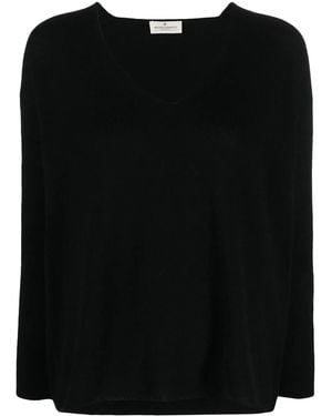 Bruno Manetti Long-Sleeve Cashmere Jumper - Black