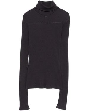 Samsøe & Samsøe Roll-neck knitted top - Negro