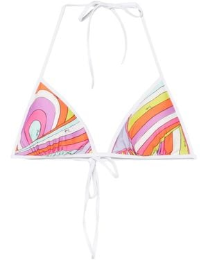 PUCCI Top Bikini Stampato - Rosa