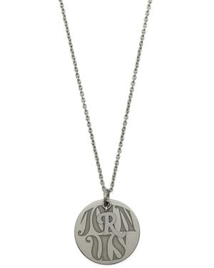 Raf Simons Collar Con Cierre Con Broche - Metálico