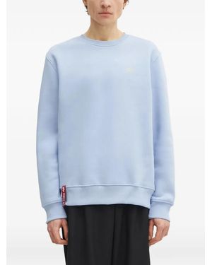 Alpha Industries Sweater Met Logoprint - Blauw