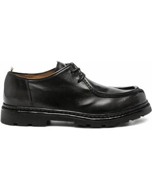 Officine Creative Scarpe Stringate Patina Canyon "Volcov Flexi" - Nero