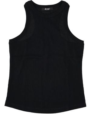 LA ROSE Ribbed Tank Top - Black