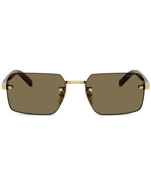 Prada Rimless Sunglasses - Metallic