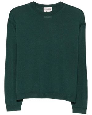 Semicouture Crew-Neck Jumper - Green