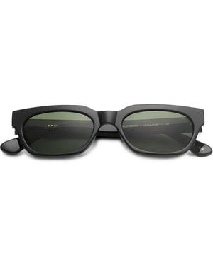 A.Kjærbede Bror Sonnenbrille Mit Eckigem Gestell - Schwarz