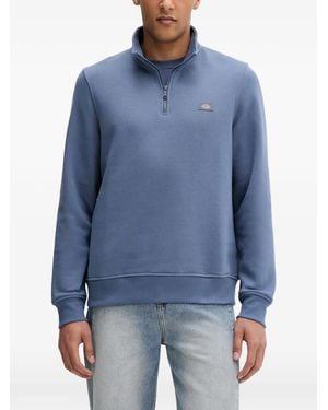 Dickies Felpa Oakport Con Zip - Blu