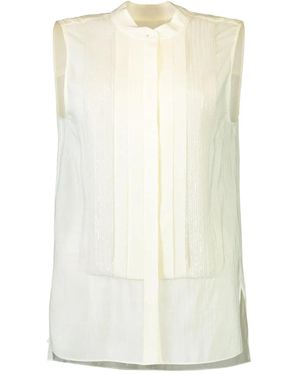 Twp Adele pleated sequin-embellished top - Weiß