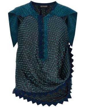 Kiko Kostadinov Weathervane Top - Blue