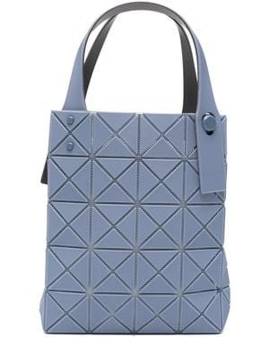 Issey Miyake ジオメトリックパターン ハンドバッグ - ブルー