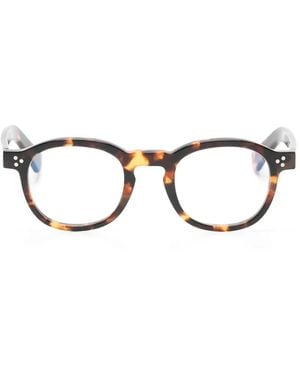 Lesca Gafas Con Montura Redonda - Marrón