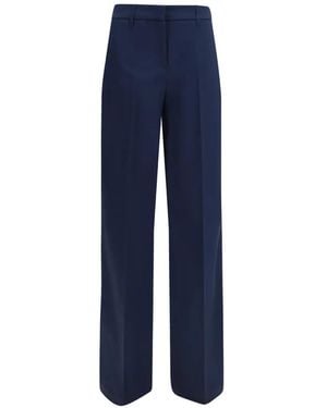 True Royal Niki Button Trousers - Blue