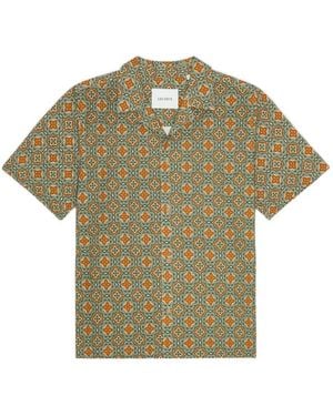 Les Deux Chemise Lukas Arabesque - Green