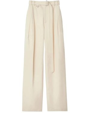 Burberry Hose aus Gabardine - Weiß