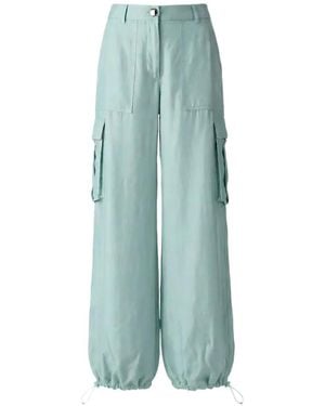 Toccin James Wide-Leg Trousers - Blue