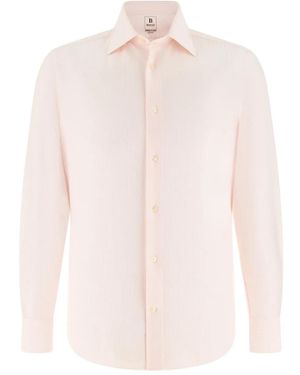 BOGGI Striped Collar Shirt - Pink