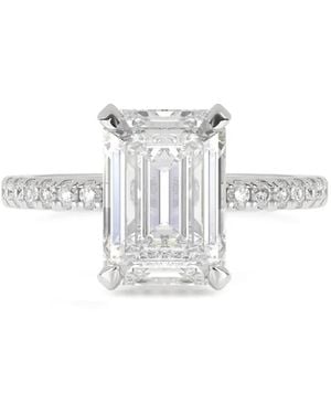 Jewels Aficionado 14Kt Witgouden Ring Met Diamant