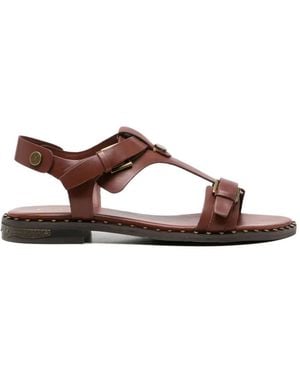 Ash Piper02 Flat Sandals - Brown