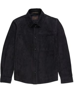 Slowear Suede Overshirt - Blue