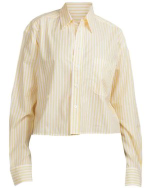 CISSA The Shorty Striped Shirt - White